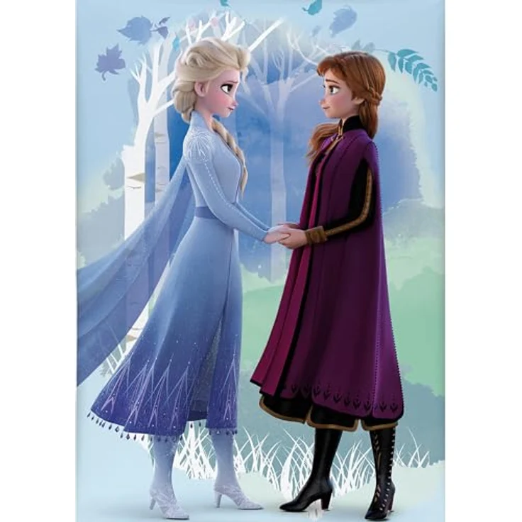 BERONAGE Frozen Die Eiskönigin Kinder-Bettwäsche Believe 135 x 200 + 80 x 80 cm 100% Baumwolle Biber-Flanell-Qualität Disney Anna ELSA Olaf Sven Kristoff Schneemann Deutsche Größe – Bild 5