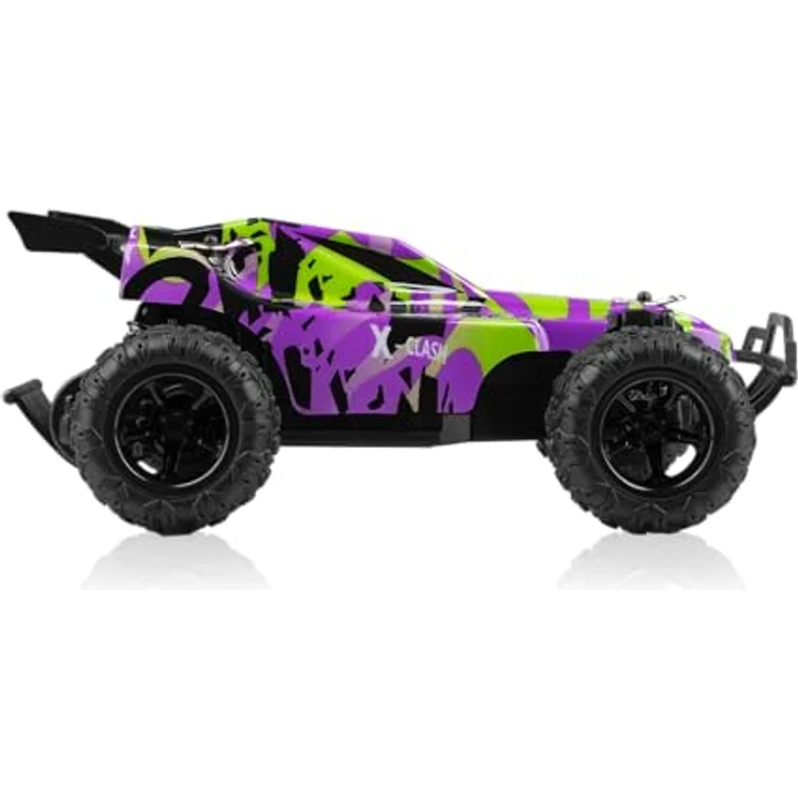 Overmax X-Clash Ferngesteuertes RC-Auto, Maßstab 1:22, 25 km/h, 100 m Reichweite, 2 Akkus 600 mAh - Hinterradantrieb, 30 Min. Spaß – Bild 5