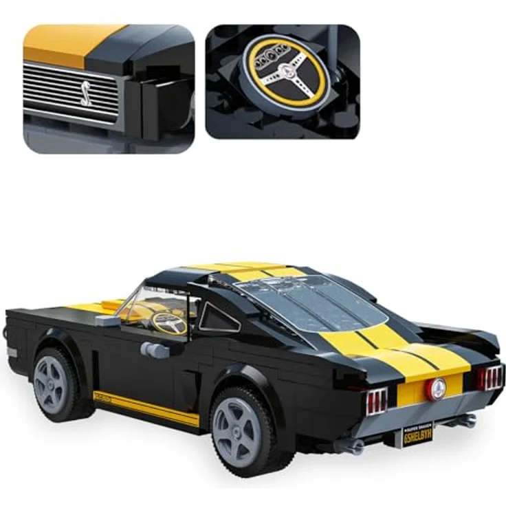 Schwarz Kitchen CaDA Shelby GT350 H 1:20, ferngesteuertes Auto in schwarz mit 2,4GHz Funksteuerung – Bild 5