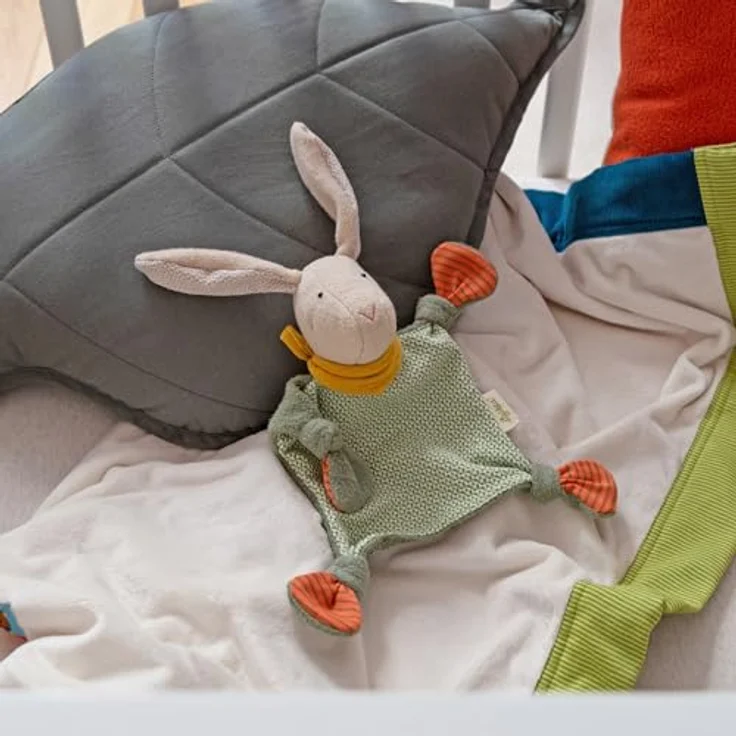 sigikid 39714 Schnuffeltuch Hase, Green Bio Collection – Bild 5