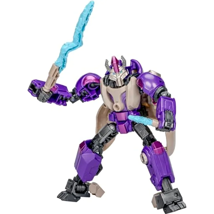 Transformers Prime Changer Alpha Trion, verwandelbare 2-in-1 Action-Figur (12,7 cm), cybertronischer Löwe mit Energon-Dolch und -Peitsche