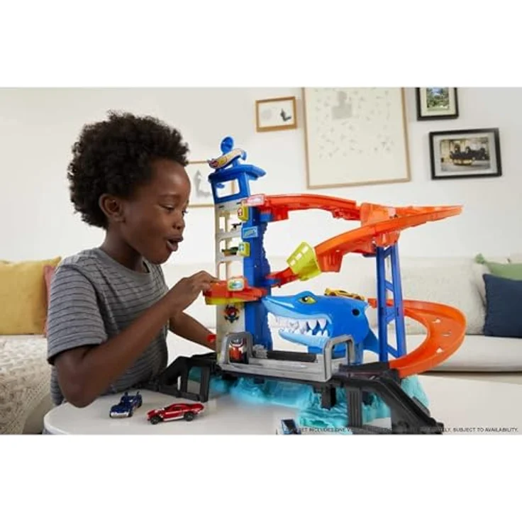 Mattel - Hot Wheels City Hai-Angriff Spielset – Bild 6