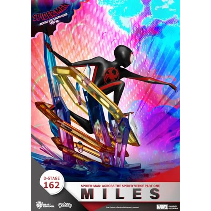 Beast Kingdom Spider-Man: Across The Spider-Verse Part One-Miles DS-162 D-Stage Statue, 15 cm hoch, hochwertige 3D-Form mit lebendigen Farben – Bild 4