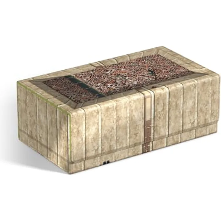 Squaroes Squaroe Attack on Titan Collectors Case - Shiganshina District, Aufbewahrung für bis zu 900 Karten, Xenoskin-Material mit Magnetverschluss