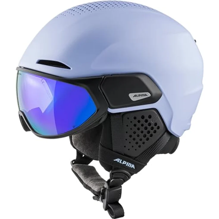 Alpina Unisex-Erwachsene Alto Q-LITE Skihelm, Lilac-Black matt, 55-59 – Bild 1