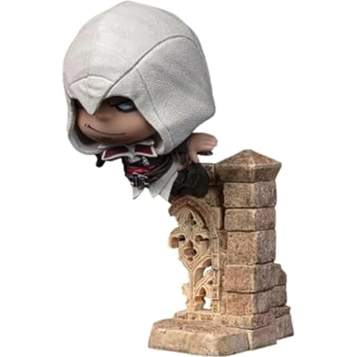 Pure Arts Assassin's Creed Qlectors PVC Statue Ezio Leap of Faith, 15 cm detailgetreu, in Sammlerbox – Bild 1