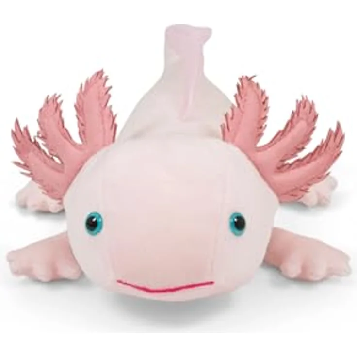 TOBAR Kuscheltier Axolotl Animigos Kuscheltier, Flauschiges und realistisches Geschenk für Kinder und Biologie-Fans – Bild 2