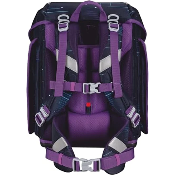 Der echte Scout sicherer Schulranzen, Neo Exklusiv Safety Light Spooky Starlight, 5er-Set, 21,5 l Volumen, 1.250 g Gewicht – Bild 5