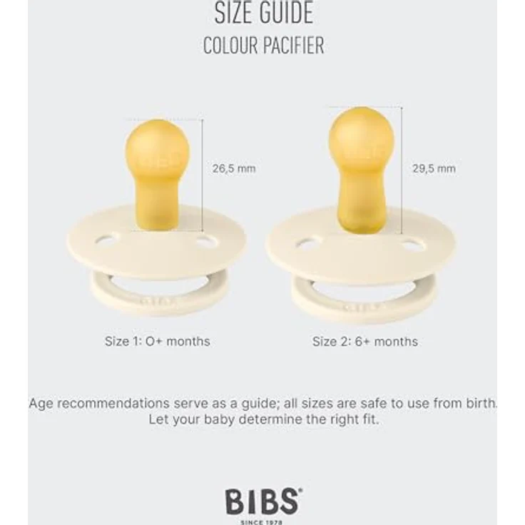 BIBS Colour Studio Schnuller 2er-Pack, BPA-frei, Kirschform Nippel aus Naturkautschuk/Latex, Größe 2 (6-18 Monate), Block Baby Pink Coral – Bild 3