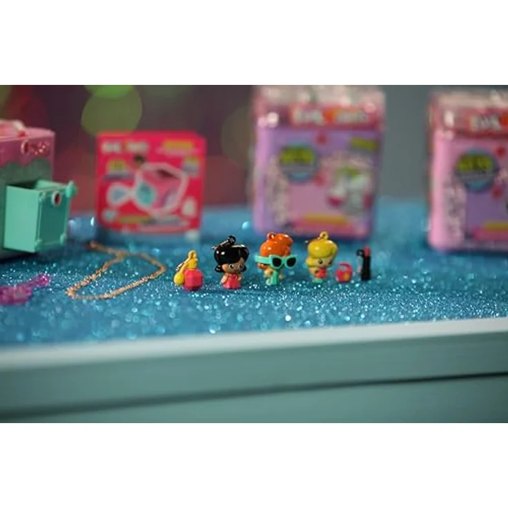 Jumbo Funlockets - Mini Schmuckkästchen mit Überraschungsanhängern und Schlüsseln, bunt – Bild 5