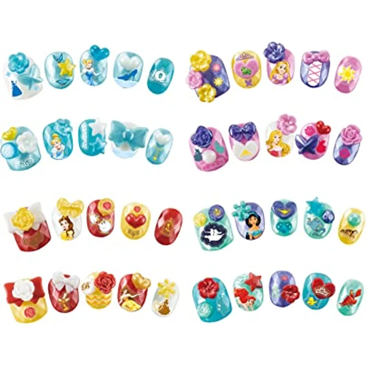 Aquabeads 35006 Disney Prinzessinnen Nagelstudio - Nageldesign, Kunststoff, Rund – Bild 3