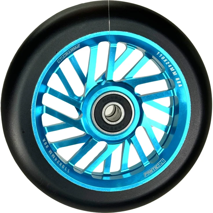 Fantic26 Stuntscooter Fantic26 Blade Hollow Stunt-Scooter Rolle 110mm Abec11 Türkis – Bild 1