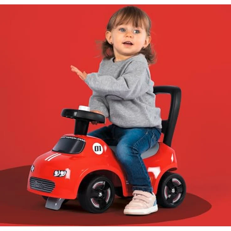 Smoby Referenzläufer Kinder, ergonomischer Laufwagen mit Hupe im Lenkrad, geeignet ab 10 Monaten – Bild 3