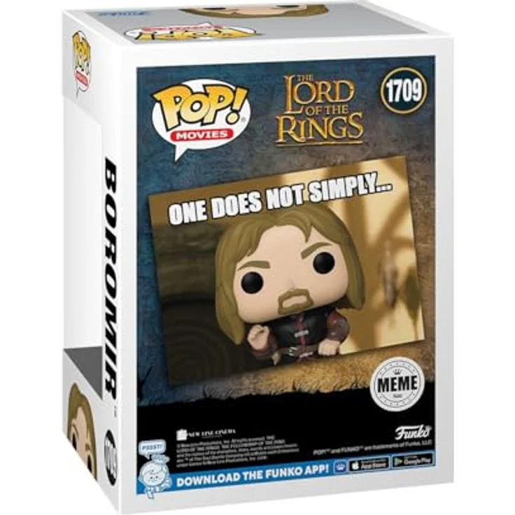 Funko POP! - Movie - The Lord of the Rings Boromir #1709, Sammelfigur mit 9 cm Größe in Fensterbox – Bild 3