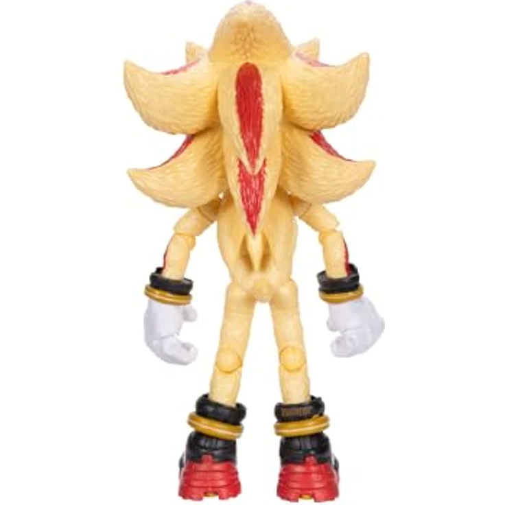 Sonic The Hedgehog Sonic 3 Movie Super Shadow Actionfigur, 13 cm hochbeweglich, offiziell lizenziert, für Jungen/Mädchen, empfohlen ab 3 Jahren – Bild 5
