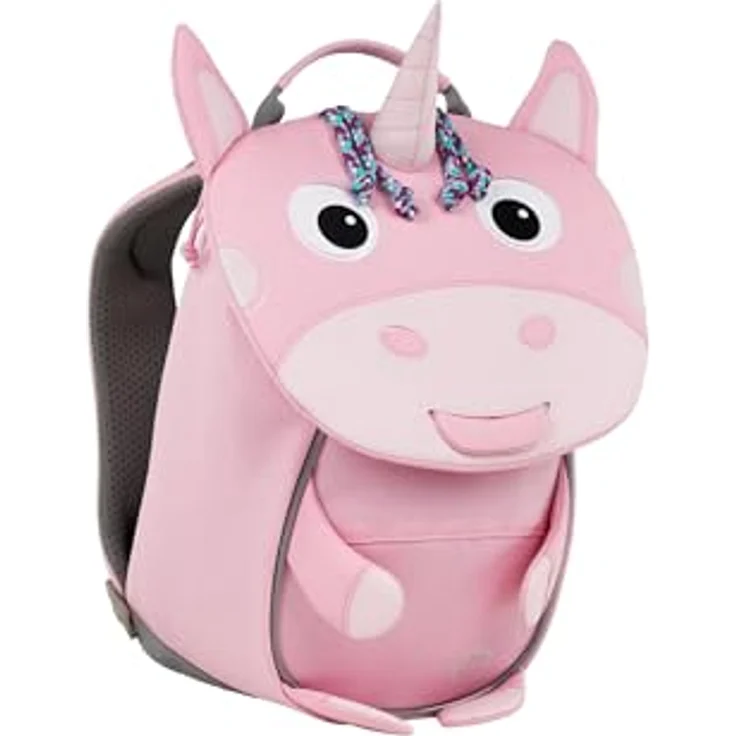 Affenzahn Kleiner Freund Kindergarten-Rucksack, ergonomisch und reflektierend, mit Ziehzunge und Namensschild für 1-3-Jährige – Bild 3