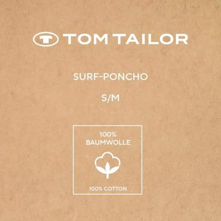 TOM TAILOR HOME Badeponcho Surfponcho COLOR BATH, Midilänge, Frottier, Kapuze, Kordelzug, Bauchtasche, saugstark, Baumwolle, auch in Kindergrößen – Bild 9