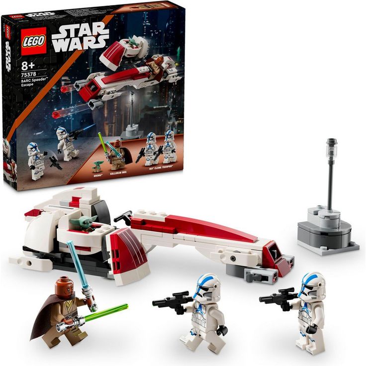LEGO® Konstruktionsspielsteine Flucht mit dem BARC Speeder™ (75378), LEGO Star Wars TM, (221 St)