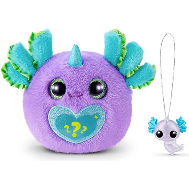 ZURU Rainbocorns Axolotlcorn Surprise (LULU), Plüschspielzeug zum Sammeln mit 10 Überraschungen, lila Axolotl für Mädchen ab 3 Jahren – Bild 4