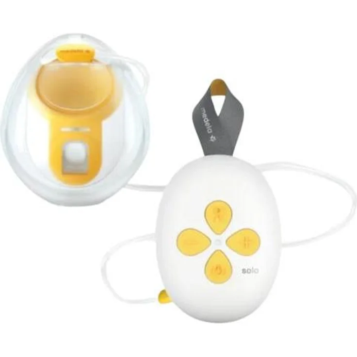Medela Milchpumpe Solo Hands Free Simple, tragbare und komfortable Brustpumpe