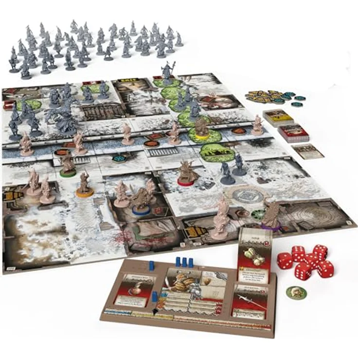 CMON Zombicide: White Death, eigenständige Brettspiel-Erweiterung für 1–6 Spieler, ab 14 Jahren, über 60 Minuten Spieldauer – Bild 3