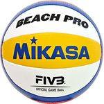 Hammer MIKASA Beach Pro BV550C FIVB, offizieller Beachvolleyball mit Dimple-Technologie und umweltfreundlichem Synthetikleder