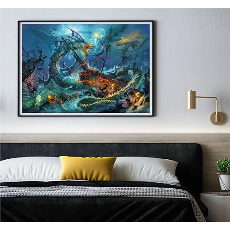 Clementoni Puzzle Collection - The Underwater Battle - 3000 Teile - Puzzle für Erwachsene, horizontal, Paolo Barbieri Illustration, Spaß für Erwachsene, Made in Italy – Bild 5