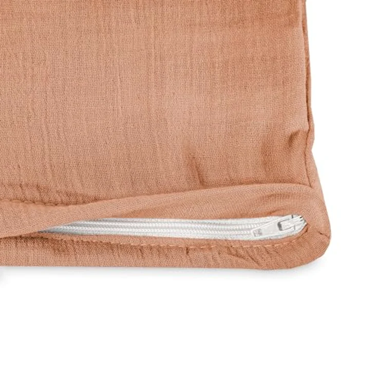 Julius Zöllner Bettwäsche Musselin Dune, 2-teiliges Set (100x135 cm und 40x60 cm), schadstoffgeprüft, atmungsaktiv und pflegeleicht – Bild 3