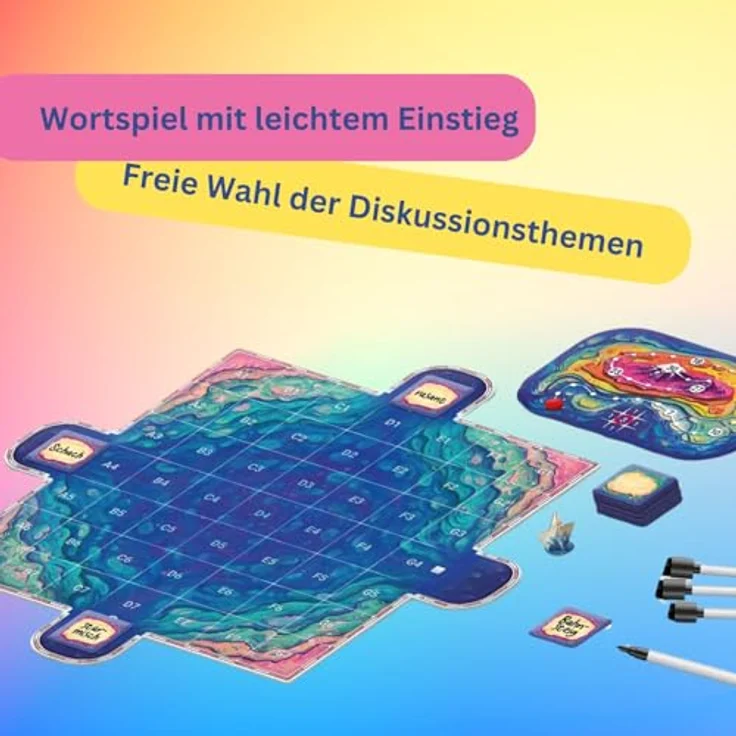 Edition Spielwiese Context, Gesellschaftsspiel für 3-8 Spieler ab 8 Jahren, kooperatives Wortspiel – Bild 2