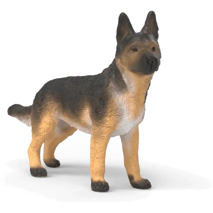 Schleich Deutscher Schäferhund Hündin, Figurenfarm-Tier mit 6,6 x 3,1 x 5,6 cm, aus Farm World коллекция – Bild 1