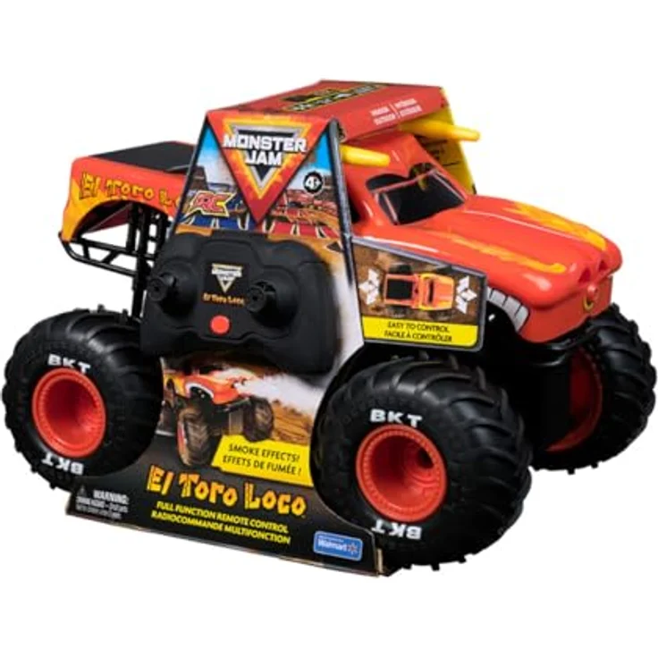 Monster Jam RC 1:15 El Toro Loco, ferngesteuertes Monster Truck Modell, benötigt Batterien – Bild 1