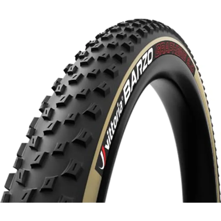 Vittoria Unisex – Erwachsene Barzo Sieg, Schwarz, 29x2.1 - Aggressive Lauffläche von XC, Geschnitzte Lauffläche für hervorragenden Grip