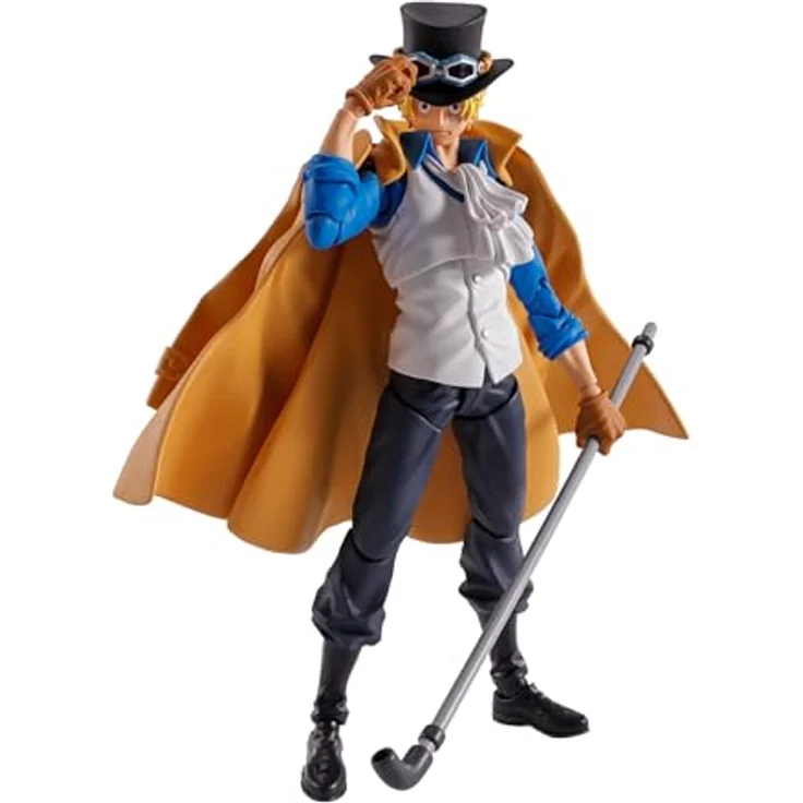 TAMASHII NATIONS One Piece S.H.Figuarts Actionfigur Sabo, 16 cm, inkl. Zubehör, detailreiche Ausführung – Bild 1