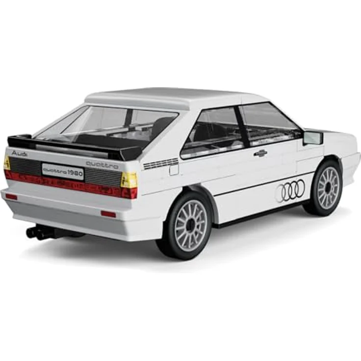 COBI Audi Quattro (1980) Modellfahrzeug im Maßstab 1:35, weiß, Bausteine made in EU – Bild 2