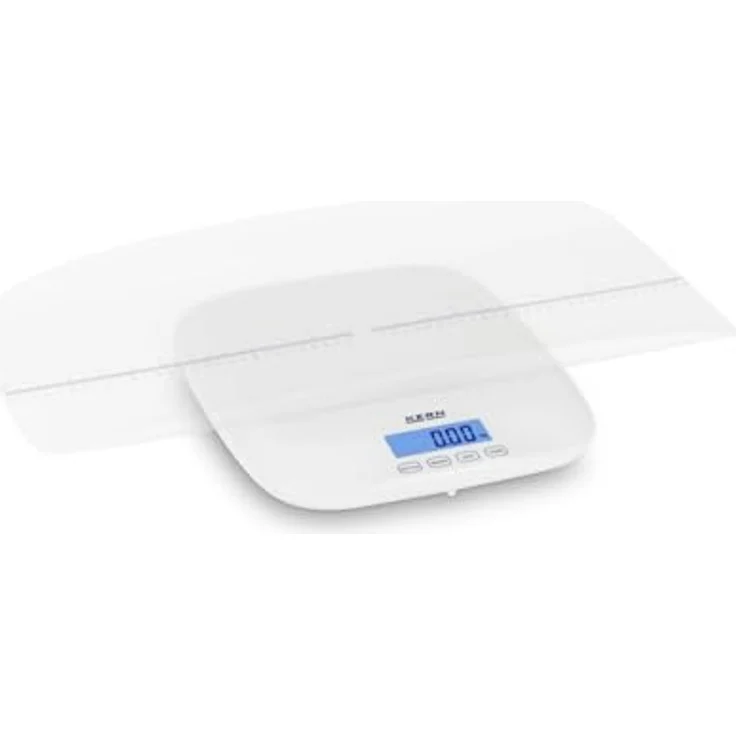 KERN MBF 100K-2, Baby- und Kleinkindwaage mit Eltern-Kind-Funktion, Ablesbarkeit 0,01 | 0,05 kg, Wägebereich bis 100 kg, abnehmbare Babywiegeschale – Bild 3