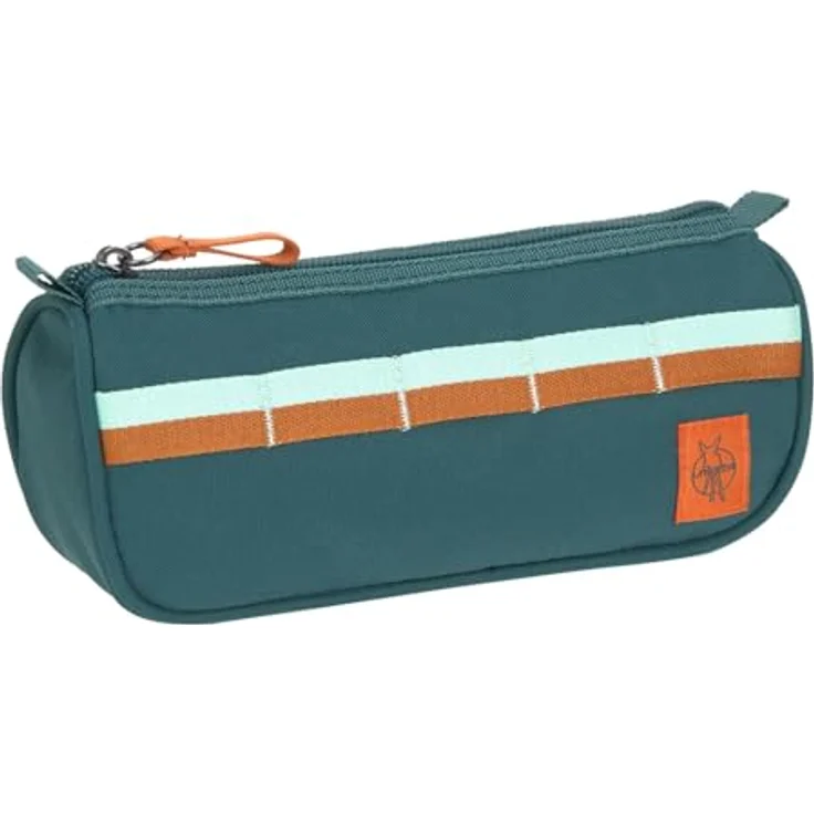 LÄSSIG Soft Pencil Case Unique, geräumiges Schlampermäppchen in Dunkelgrün, 21,5 x 10,5 x 6 cm – Bild 1