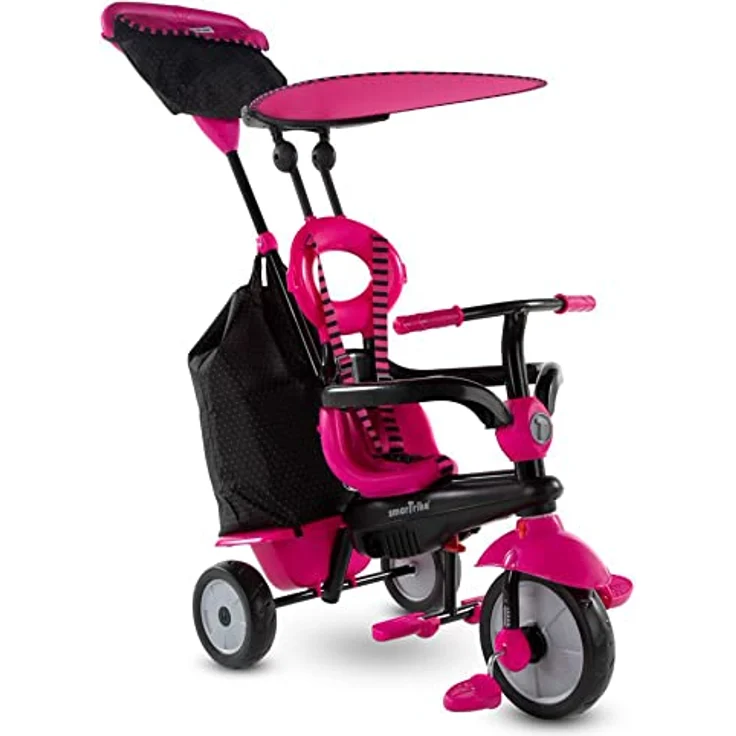 SmarTrike Vanilla Plus Dreirad, 3in1 Umbaumöglichkeit für Kinder von 15 Monaten bis 3 Jahren, mit Sonnenschutzdach und praktischer Tasche – Bild 1