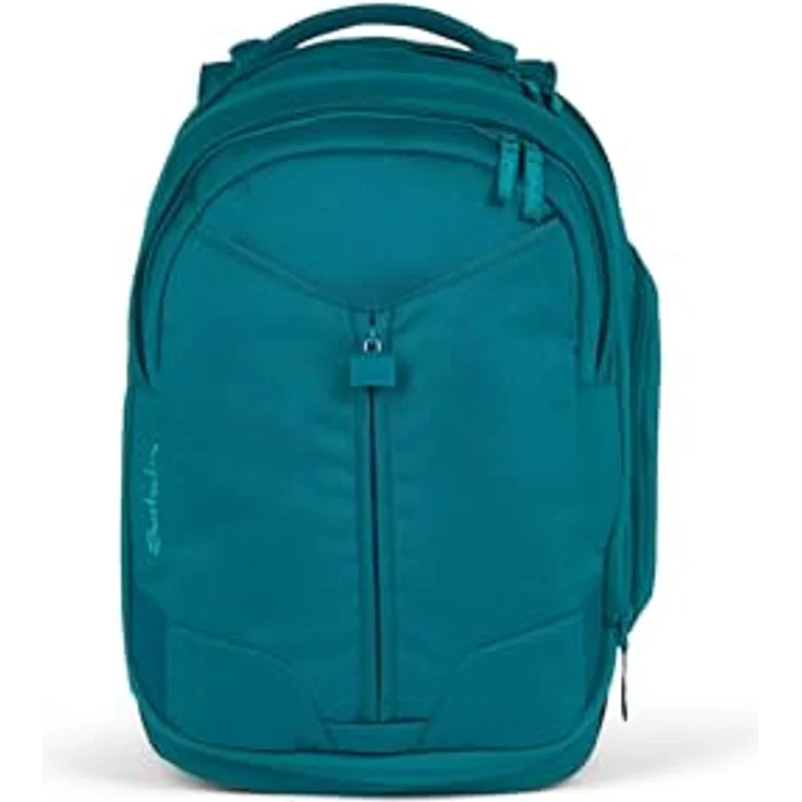 Satch Satch Match Deep Petrol, Schulrucksack mit 5 Litern Volumen-Erweiterung, ergonomisch, wasser- und schmutzabweisend, für Körpergrößen von 1,40 bis 1,80 m – Bild 6