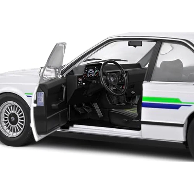 Solido 1:18 Alpina B7 Turbo (E24) 1984, Modellfahrzeug in weiß, Die-Cast mit Kunststoffsockel – Bild 5