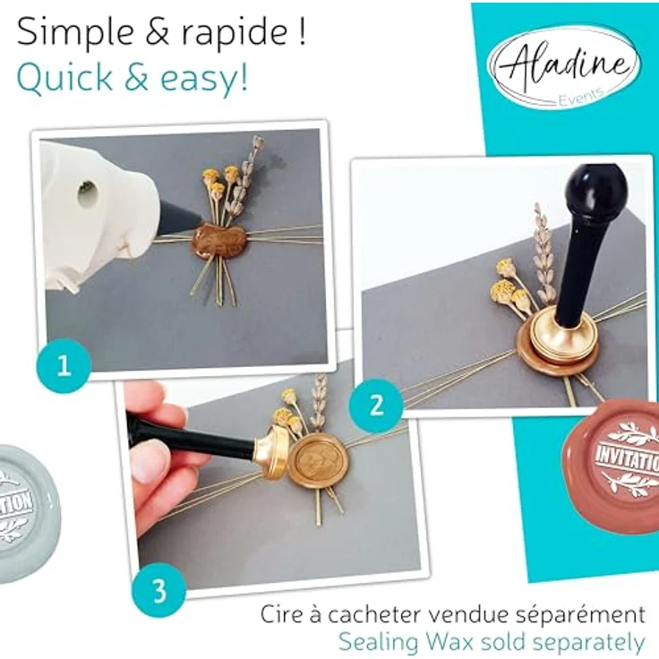 Aladine – 72606 – Freizeit Kreative – Pistole für Stöcke Wachs rund – 240 V – Bild 6