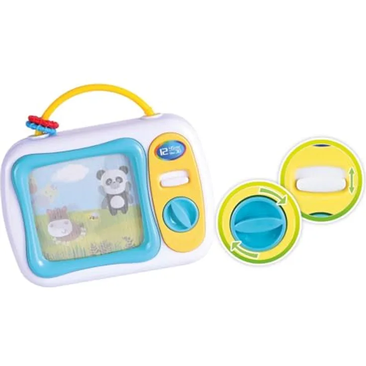 Toi-Toys Little Stars Baby Television, Tiere mit Geräuschen und Ein/Aus-Schalter, für 6 Monate und älter