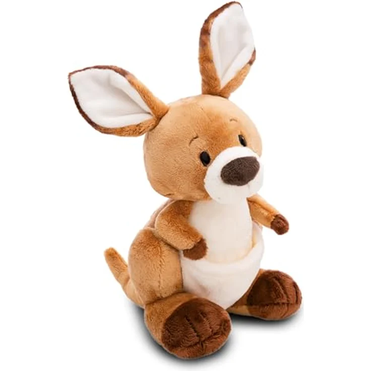 Nici Kuscheltier Wild Friends, Känguru Kelly 21 cm stehend - Plüsch-Känguru mit recycelten Materialien – Bild 2