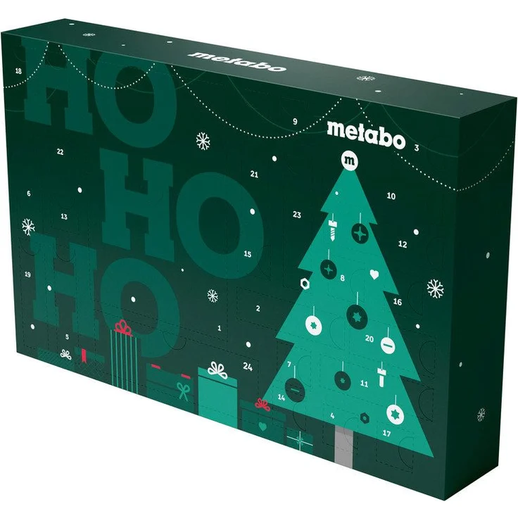 metabo Adventskalender Metabo Adventskalender Zubehör, 626693000 - Hochwertiges Werkzeug-Mix in S2 Stahlqualität, ideal zur Vorweihnachtszeit, rot – Bild 1