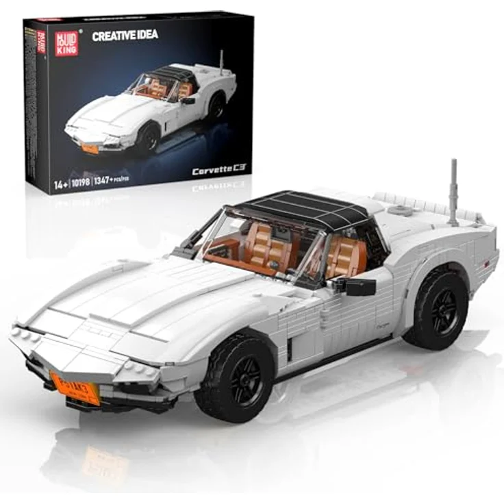 Mould King 10198 Technik Speed Champion, Supersportwagen Bausteine Set mit 1347 Teilen, Maßstab gerechtes Modellauto für Erwachsene, kompatibel mit anderen Bausteinmarken – Bild 1
