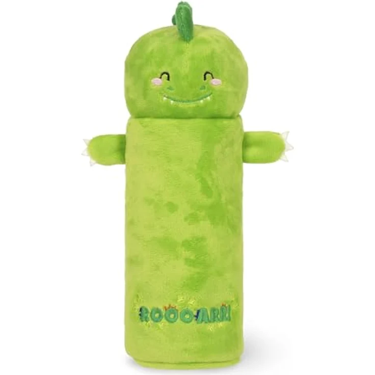 Legami Super Soft Federmäppchen, Dino-Motiv, 100% Polyester, mit Malvorlage, L 24,5 cm, H 24,5 cm, L 80 cm – Bild 1