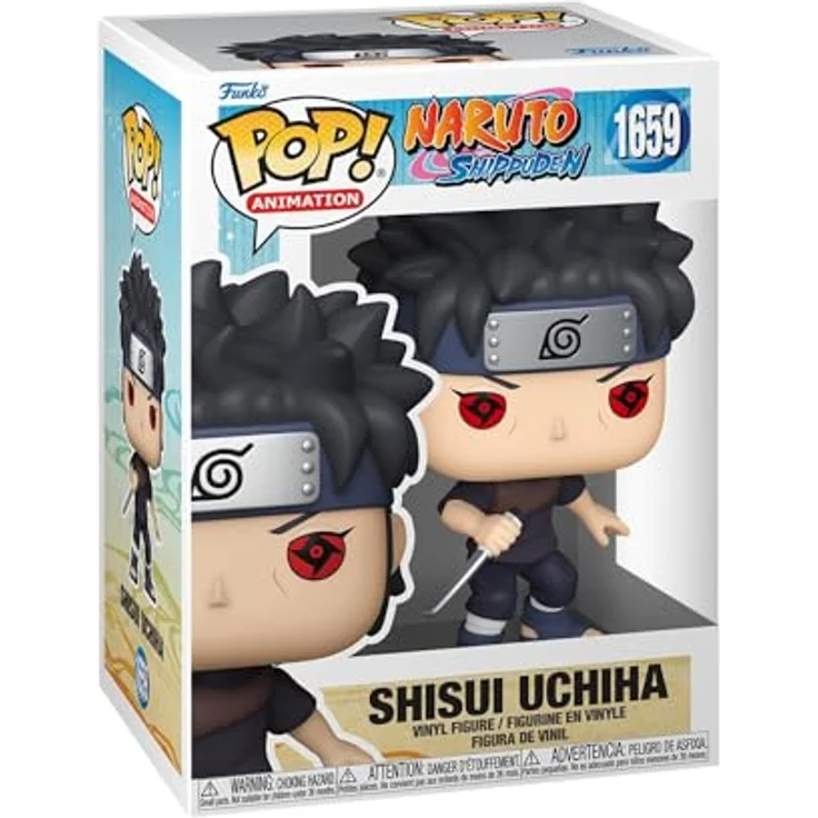 Funko Pop! Animation: Naruto - Shisui Uchiha - Vinyl-Sammelfigur 9,5 cm - Geschenkidee für Naruto Shippuden Fans – Bild 1