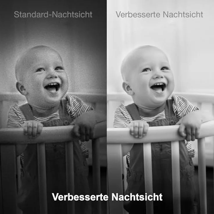 VTech VM901 Babyphone, 1080P FHD Kamera mit 120° Weitwinkelobjektiv und HD-Fernbedienung – Bild 3