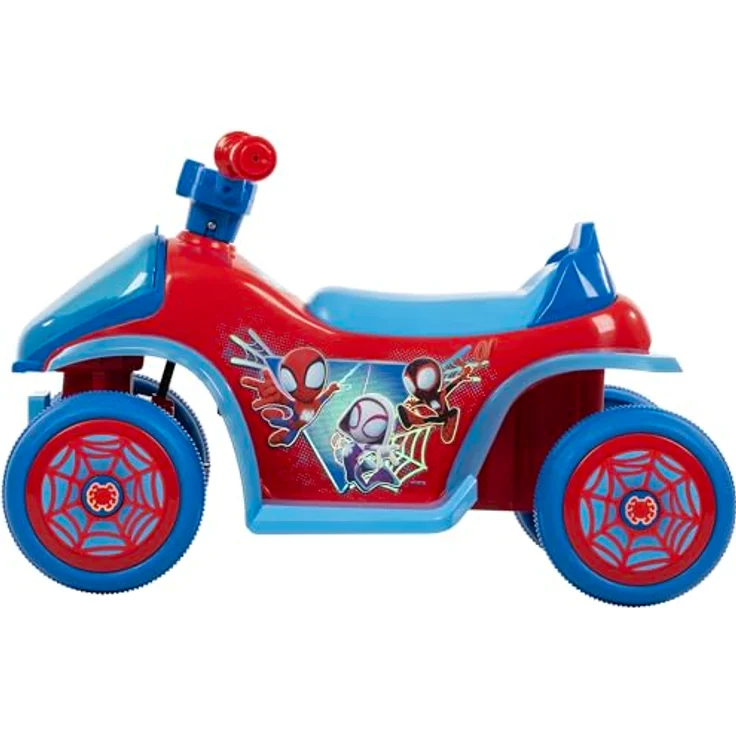 Huffy Spidey Mini Quad, Kinderelektroauto mit Marvel Spidey Motiv, 2,5 km/h, rot – Bild 5