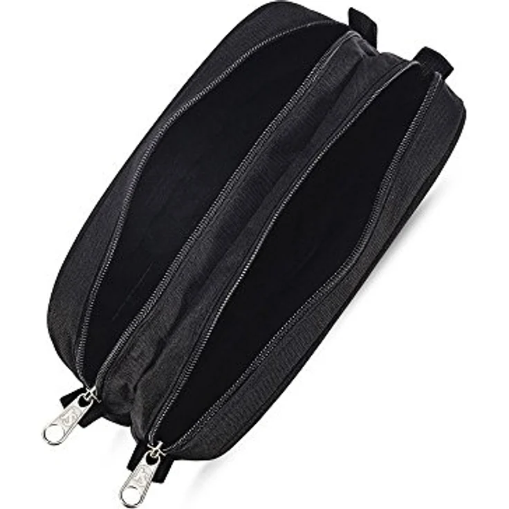 Jansport Schreibgeräteetui Large Accessory Pouch, mit zwei Hauptfächern, schlicht - blau – Bild 4