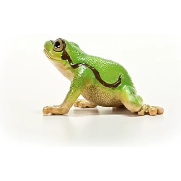 Schleich Europäischer Laubfrosch (14882), detailgetreue Figur in leuchtend grün, 5,4 x 4,3 x 3,3 cm – Bild 6